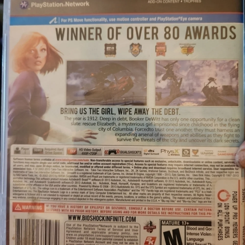 Bioshock Infinite - PlayStation 3 Game